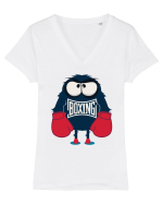 Boxing Monster Tricou mânecă scurtă guler V Damă Evoker
