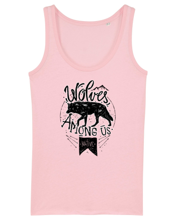 Wolves Among Us Cotton Pink