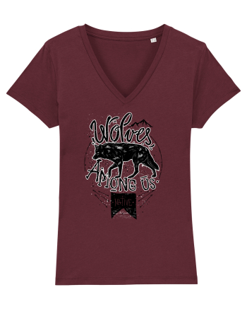 Wolves Among Us Burgundy