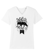 Wolves Among Us Tricou mânecă scurtă guler V Bărbat Presenter