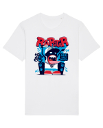 Rapstar Monster Cartoon Tricou mânecă scurtă Unisex Rocker