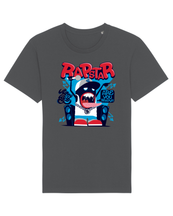Rapstar Monster Cartoon Anthracite