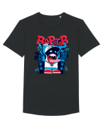 Rapstar Monster Cartoon Tricou mânecă scurtă guler larg Bărbat Skater