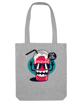 Milkshake Cartoon Heather Grey