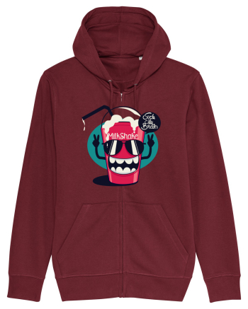 Milkshake Cartoon Burgundy