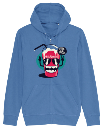 Milkshake Cartoon Bright Blue