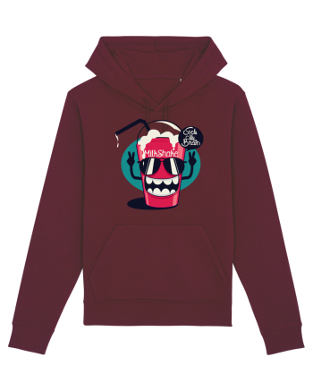 Milkshake Cartoon Burgundy