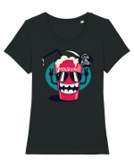 Milkshake Cartoon Tricou mânecă scurtă guler larg fitted Damă Expresser