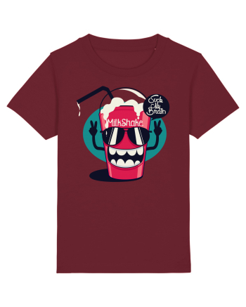 Milkshake Cartoon Burgundy