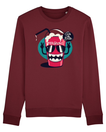 Milkshake Cartoon Burgundy
