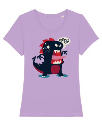 Dinosaur Cartoon Lavender Dawn