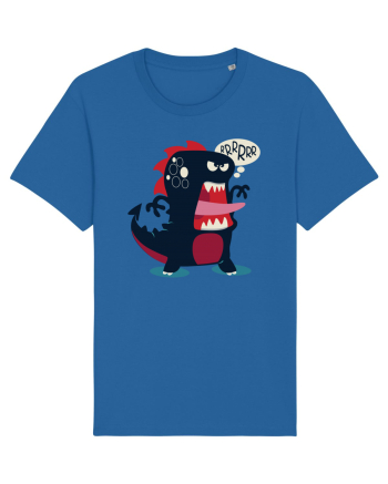 Dinosaur Cartoon Royal Blue