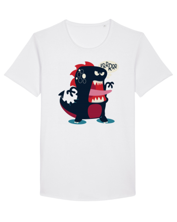 Dinosaur Cartoon White
