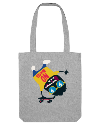 No Brakes Cartoon Heather Grey