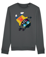 No Brakes Cartoon Bluză mânecă lungă Unisex Rise