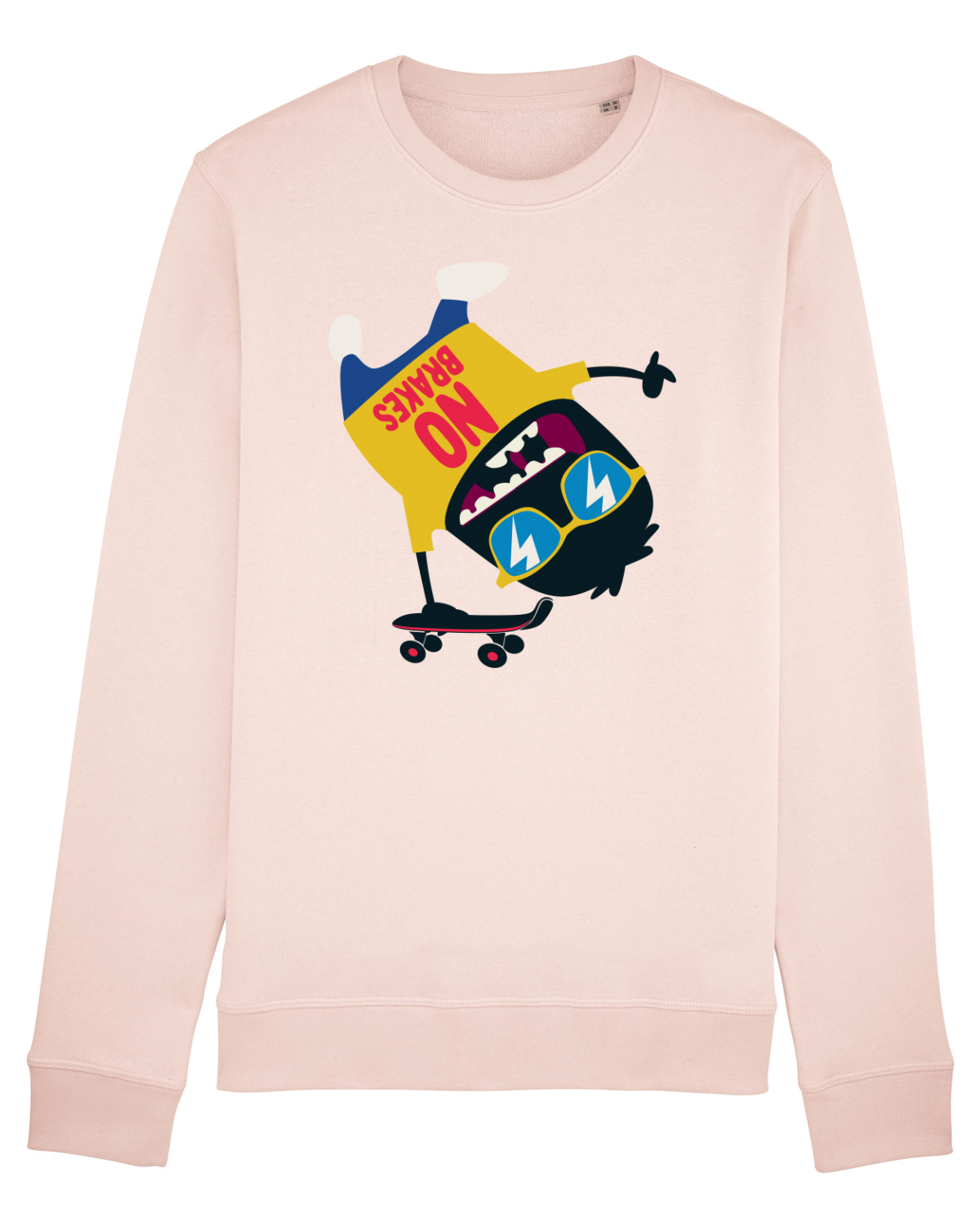 Bluză mânecă lungă Unisex Rise Candy Pink