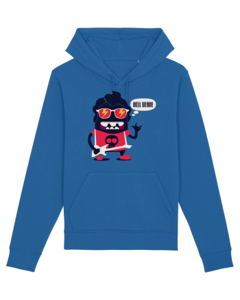 Hell Yeah Cartoon Royal Blue