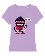 Hell Yeah Cartoon Tricou mânecă scurtă guler larg fitted Damă Expresser