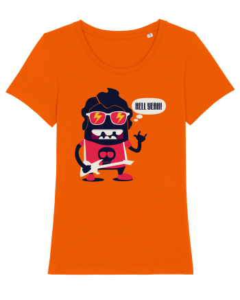 Hell Yeah Cartoon Bright Orange
