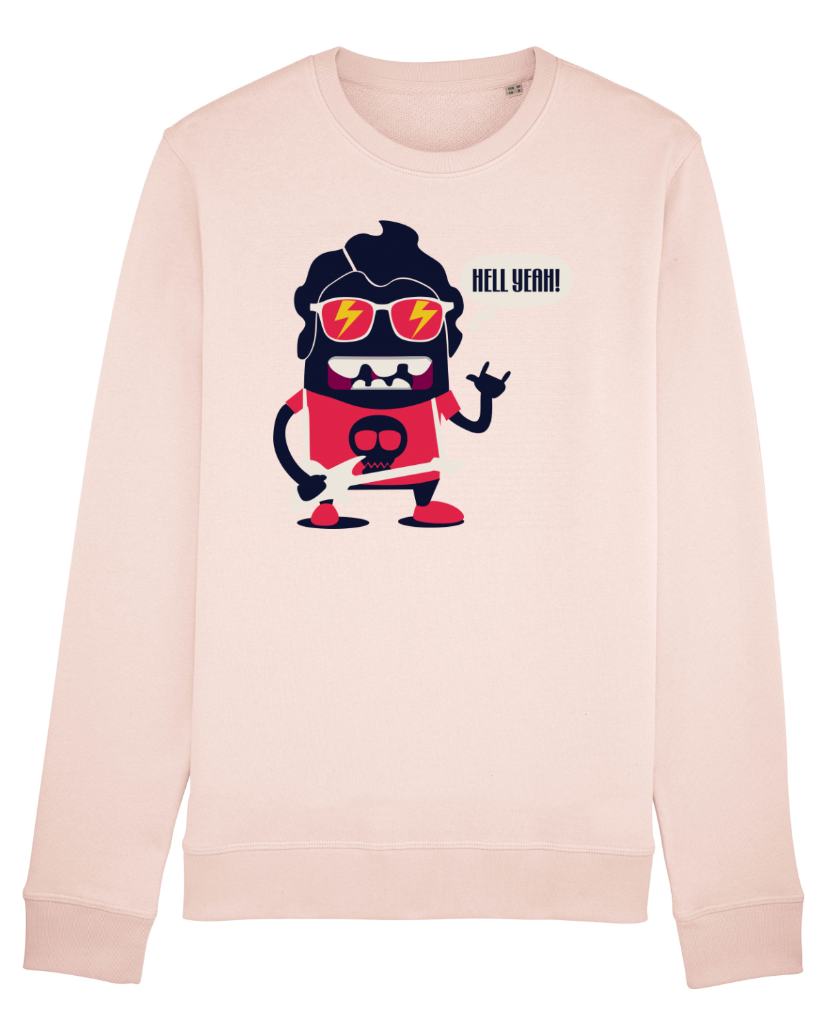 Bluză mânecă lungă Unisex Rise Candy Pink