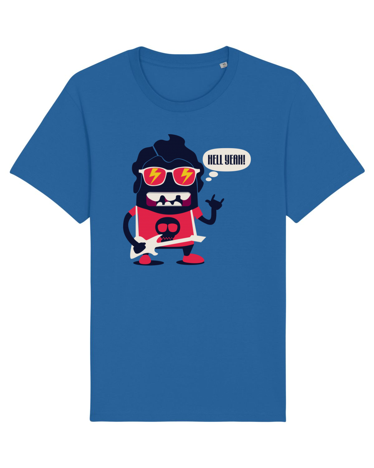 Tricou mânecă scurtă Unisex Rocker Royal Blue
