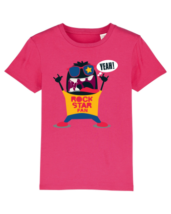 Rock Star Fan Cartoon Raspberry
