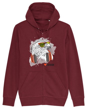 Eagle Headphones Hipster Burgundy