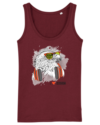 Eagle Headphones Hipster Burgundy