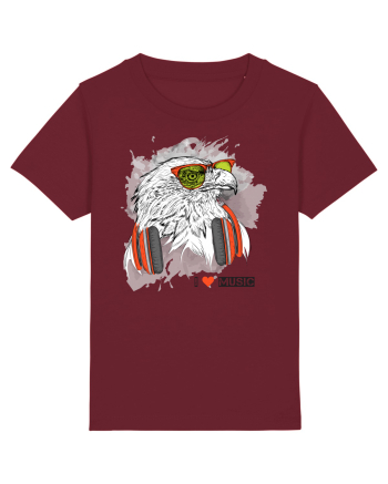 Eagle Headphones Hipster Burgundy