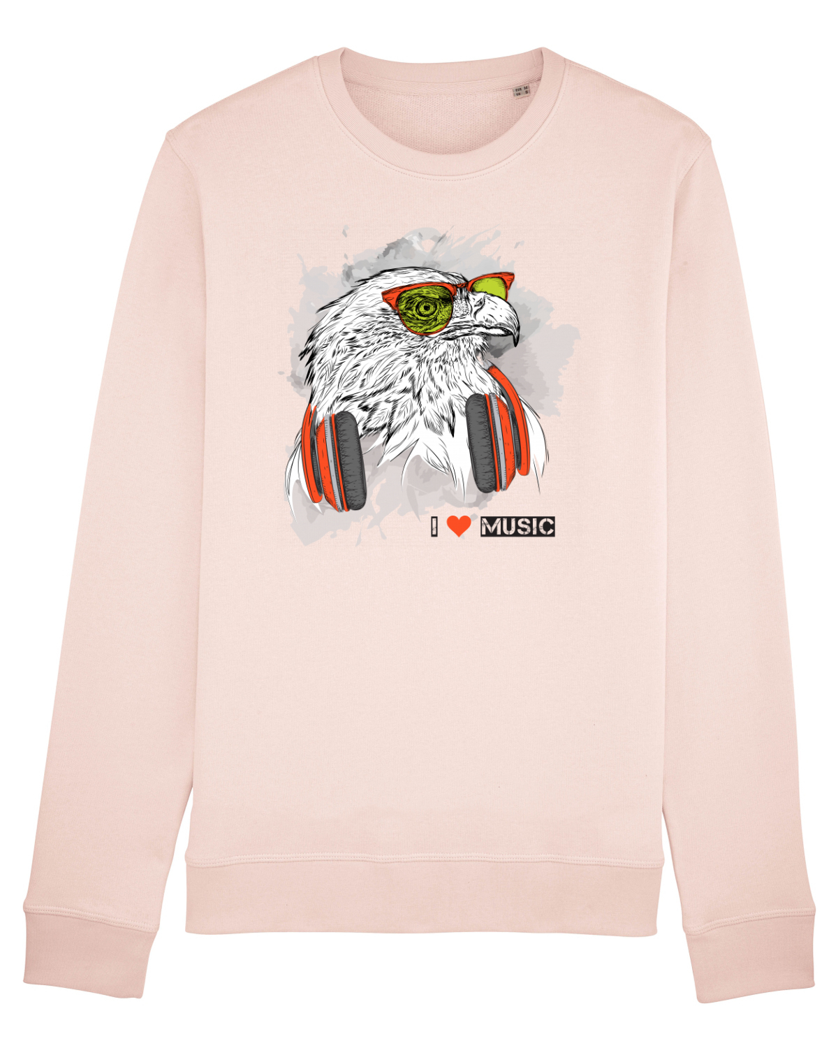 Bluză mânecă lungă Unisex Rise Candy Pink