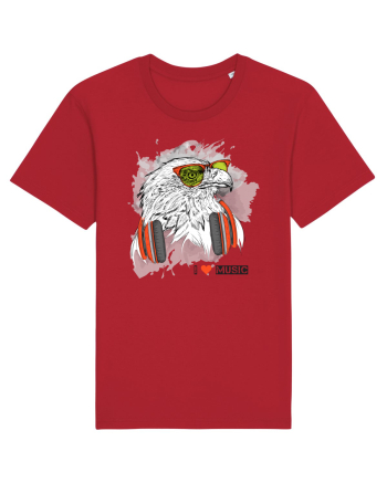 Eagle Headphones Hipster Red