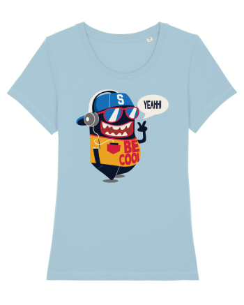 Be Cool Cartoon Sky Blue