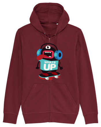 Whats Up Cartoon Burgundy