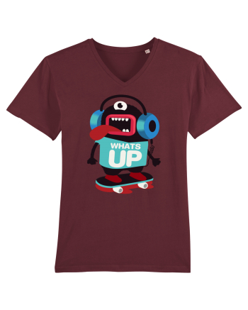 Whats Up Cartoon Burgundy