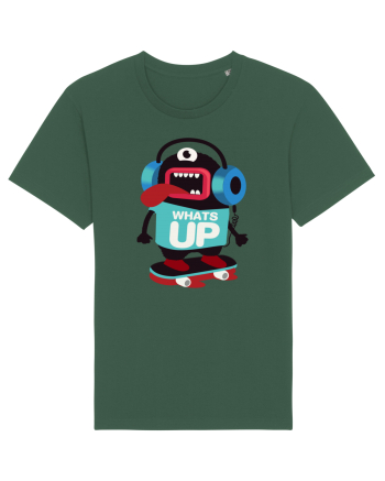 Whats Up Cartoon Bottle Green