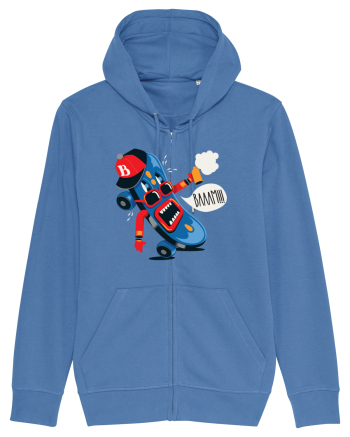 Bam Cartoon Skateboard Bright Blue