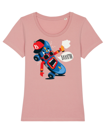 Bam Cartoon Skateboard Canyon Pink