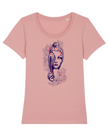 Femeie cu Pană Floral Canyon Pink