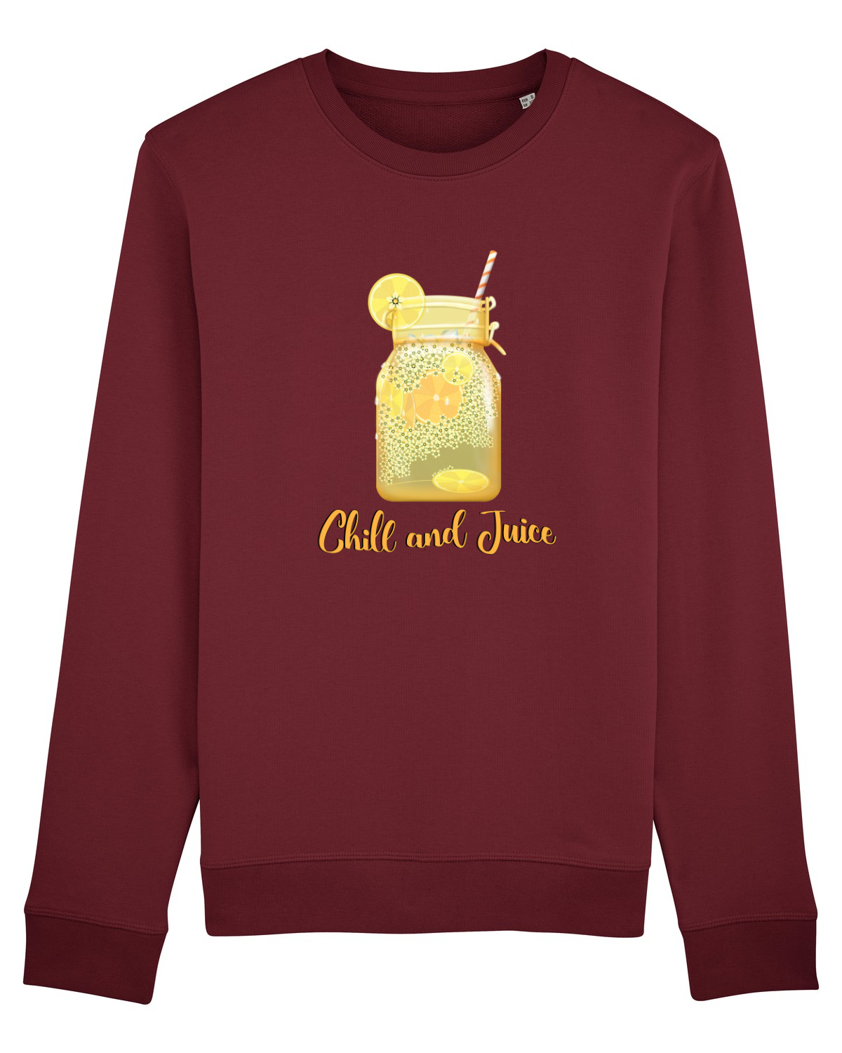Bluză mânecă lungă Unisex Rise Burgundy