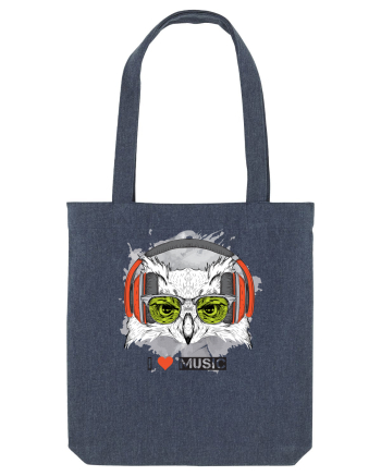 Owl Hipster Headphones Midnight Blue