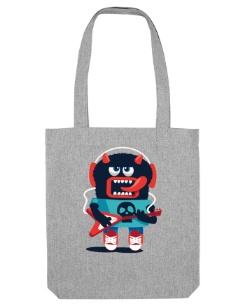Rocker Cartoon Monster Heather Grey