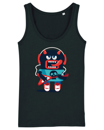 Rocker Cartoon Monster Black