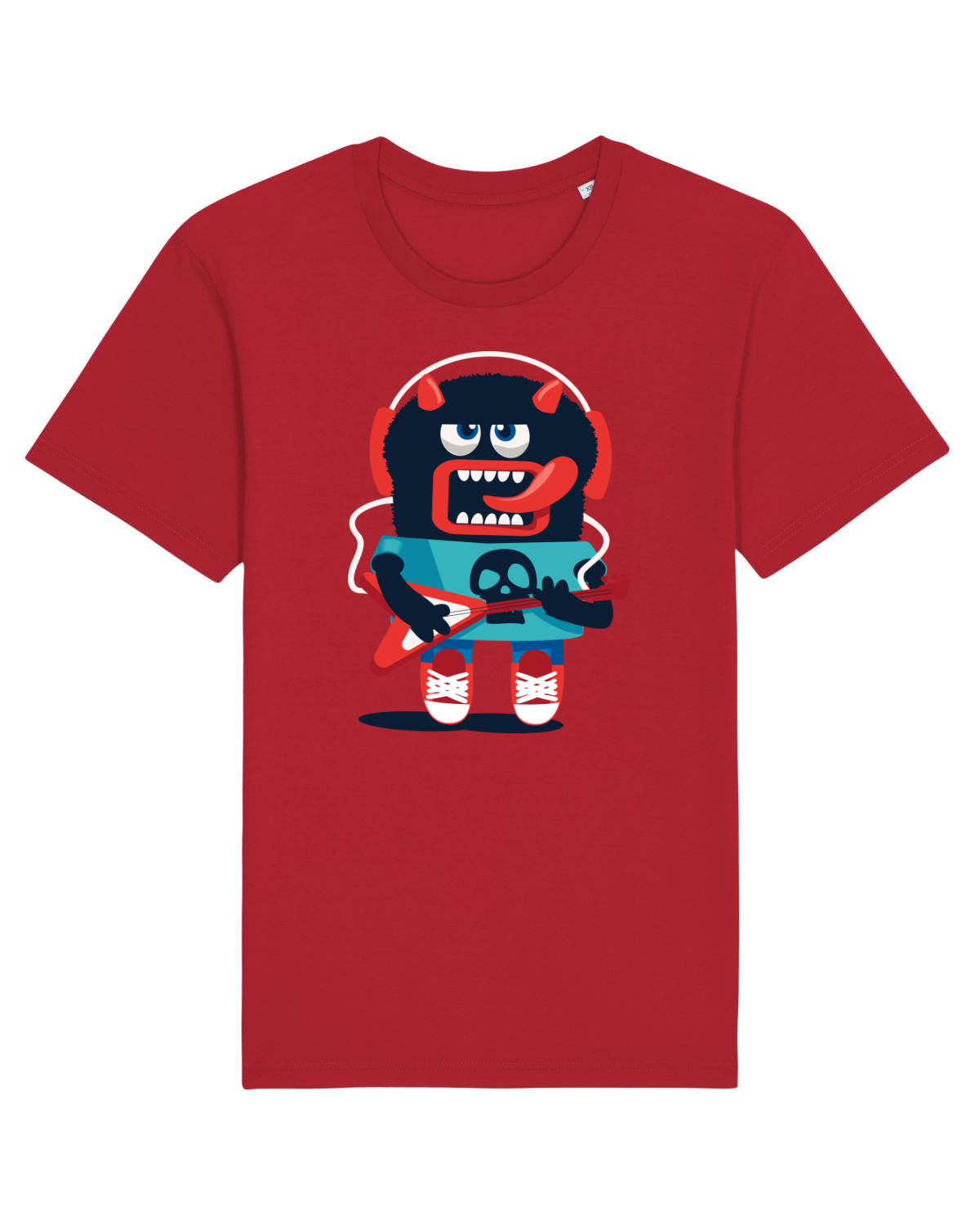 Tricou mânecă scurtă Unisex Rocker Red