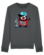 I have No Idea Cartoon Bluză mânecă lungă Unisex Rise