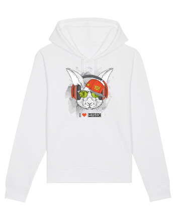 Rabbit Hipster Headphones White