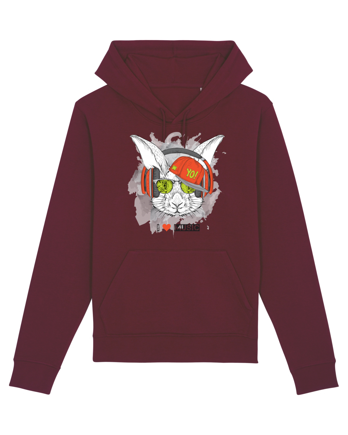 Hanorac Unisex Drummer Burgundy