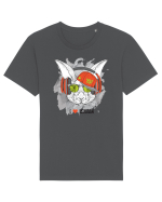 Rabbit Hipster Headphones Tricou mânecă scurtă Unisex Rocker