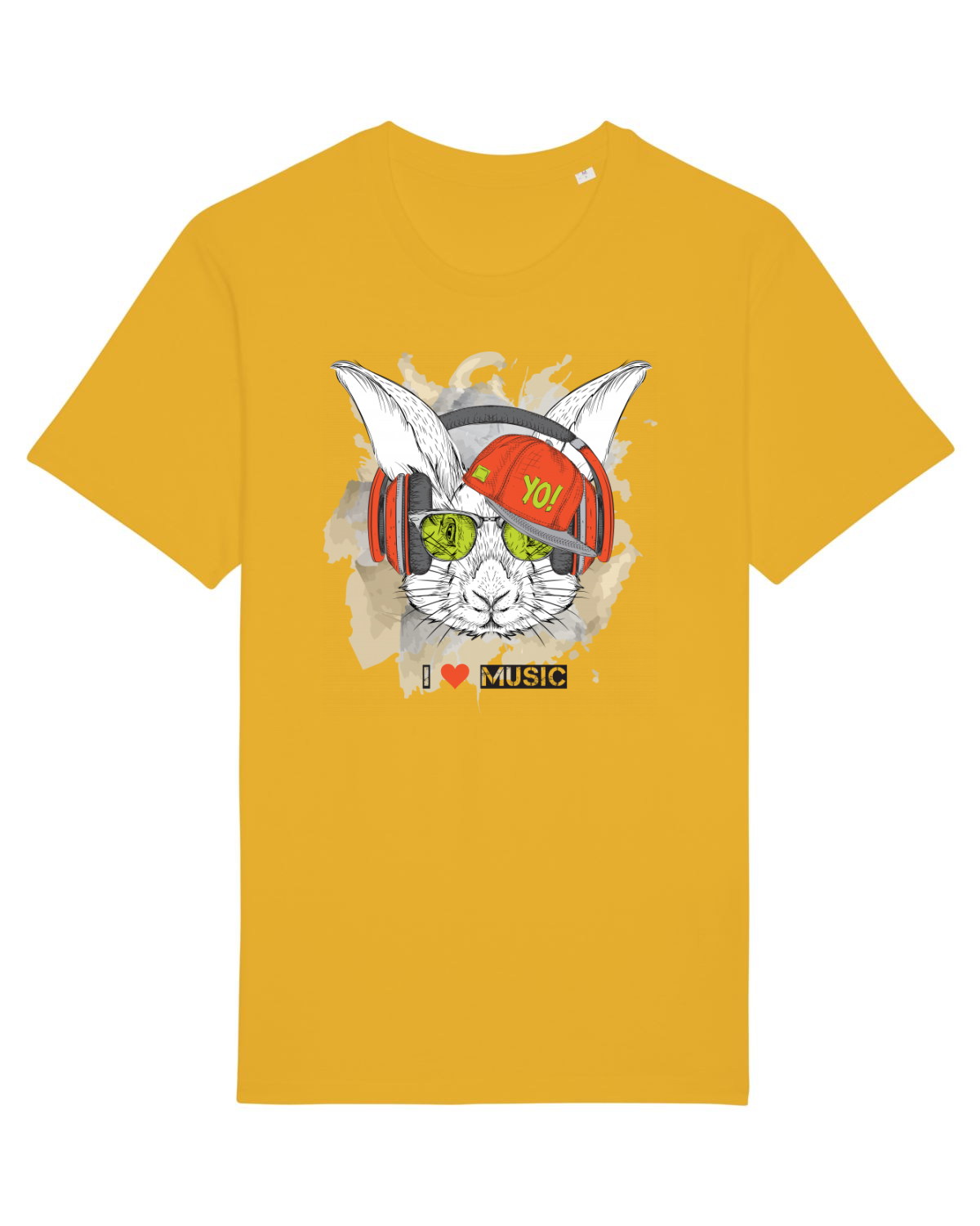Tricou mânecă scurtă Unisex Rocker Spectra Yellow