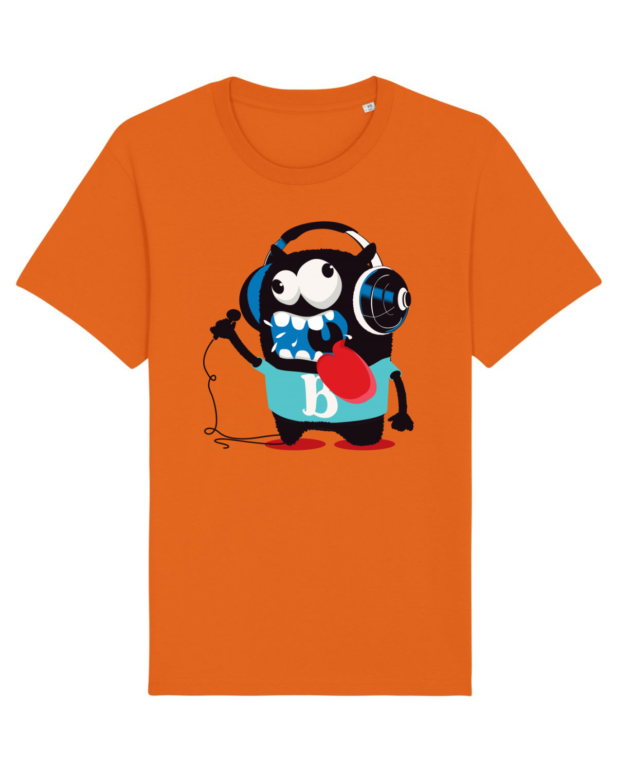 Tricou mânecă scurtă Unisex Rocker Bright Orange