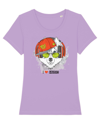 Husky Hipster Glasses Lavender Dawn